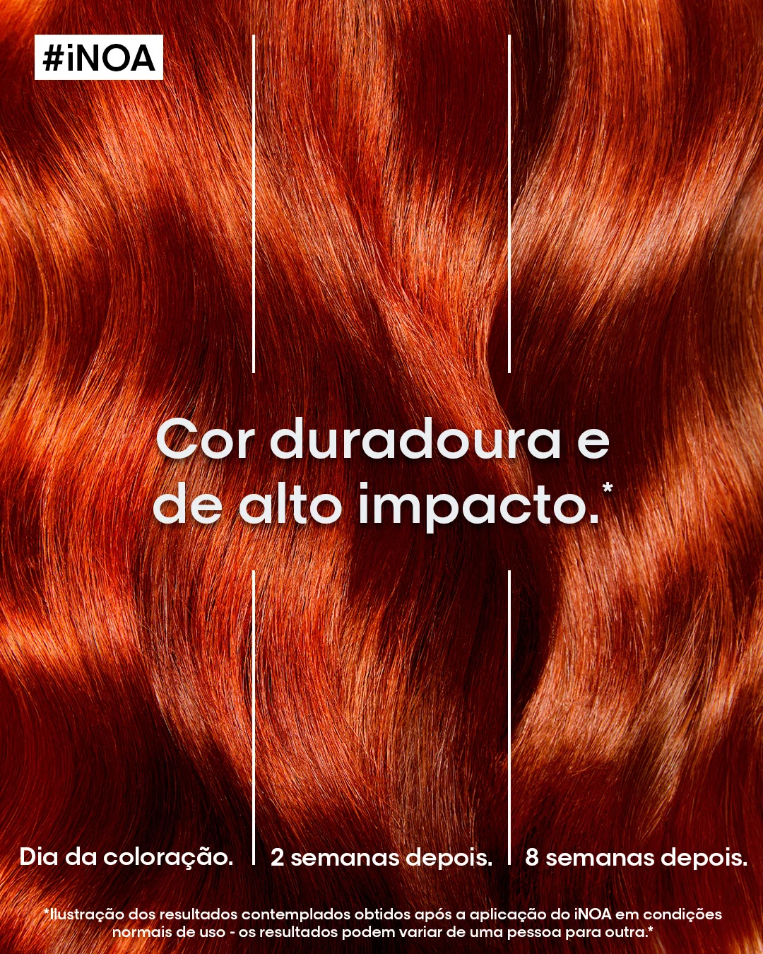 Cor duradoura e de alto impacto