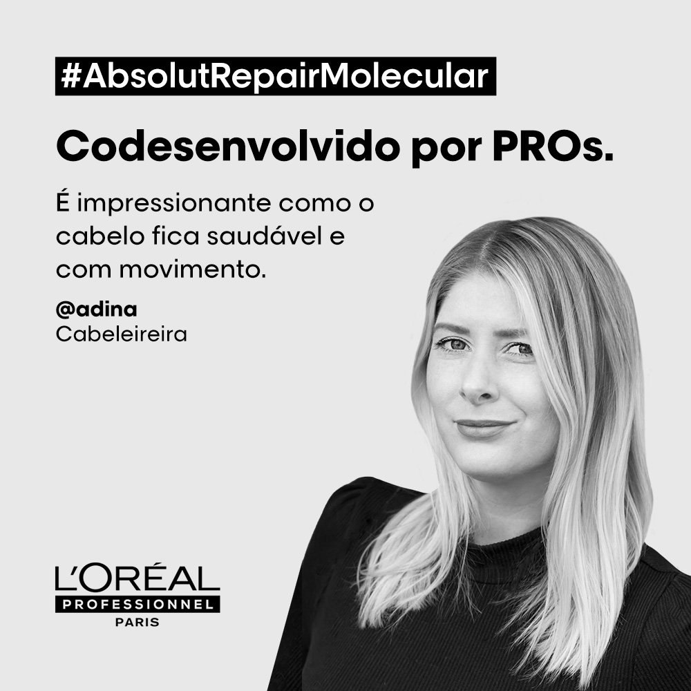 Absolut Repair Molecuar, a melhor reconstrução profissional L’Oréal Professionnel