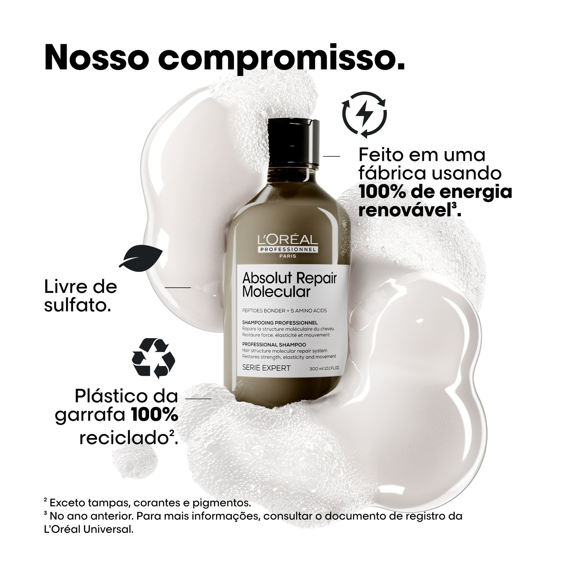 Shampoo profissional Absolut Repair Molecular L’Oréal Professionnel