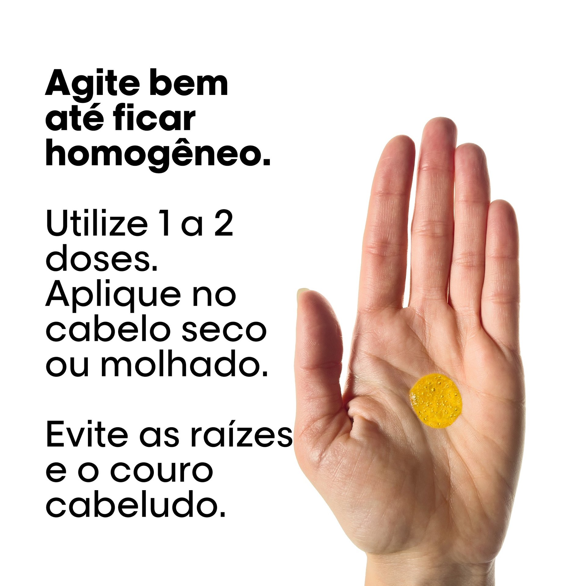 Quanto usar do óleo Absolut Repair Molecular
