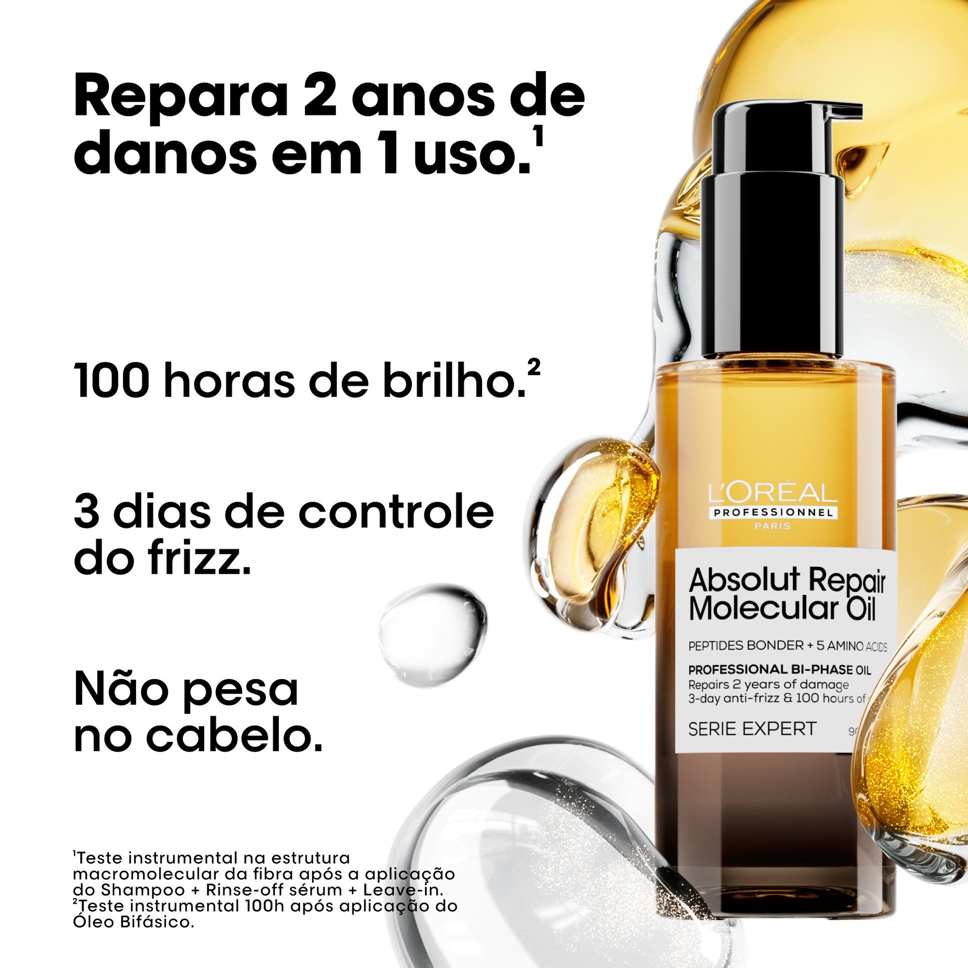 Óleo reconstrutor Absolut Repair Molecular L’Oréal Professionnel