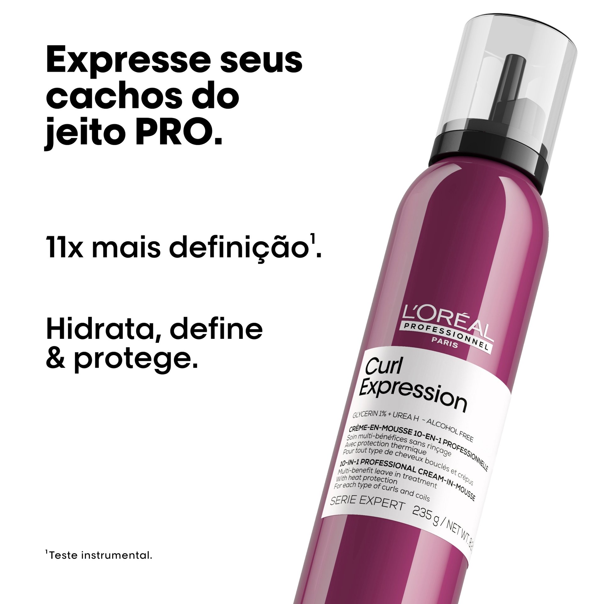 Expresse seus cachos do jeito profissional.