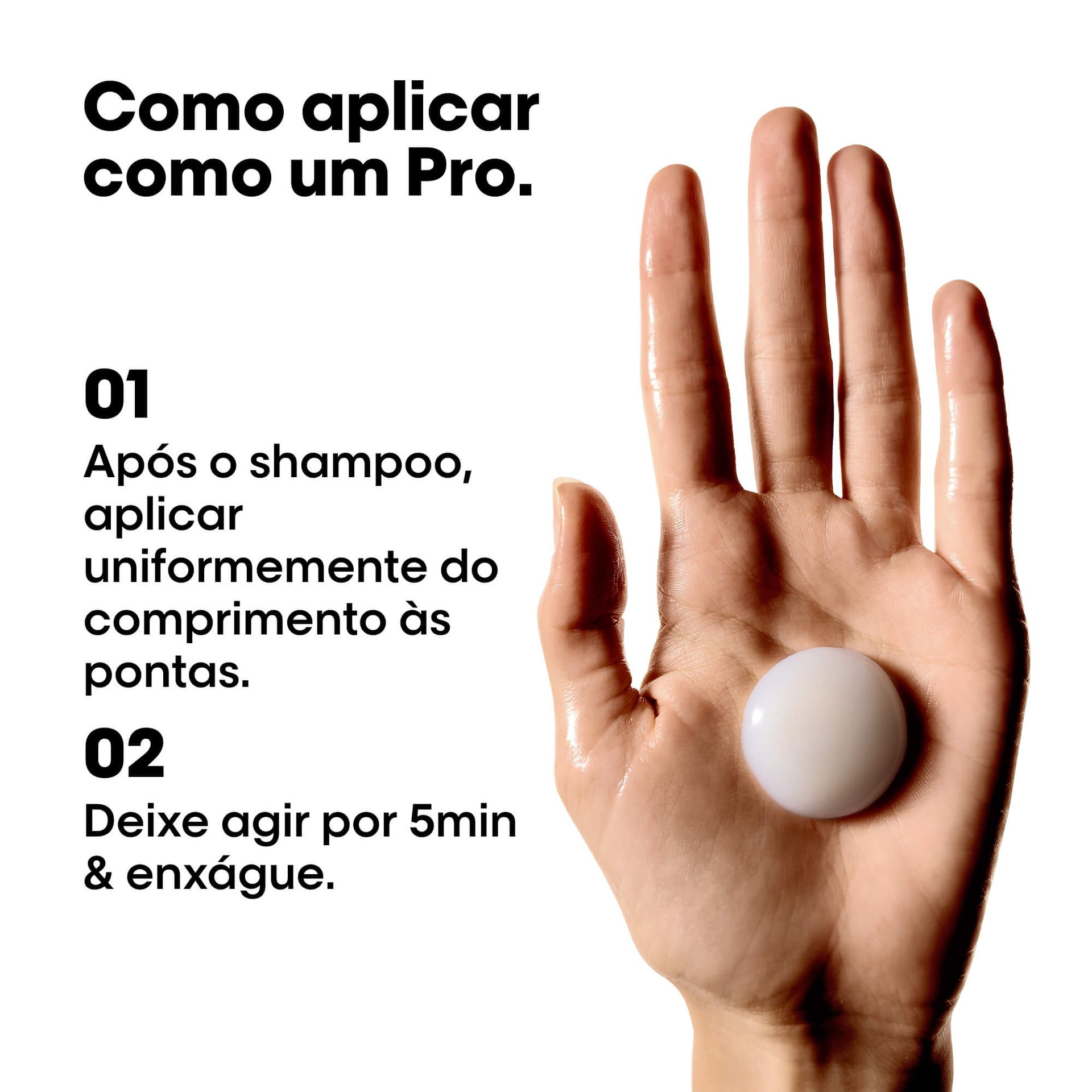 Como&nbsp;usar&nbsp;a&nbsp;máscara&nbsp;Keratin&nbsp;Alpha&nbsp;Sleek&nbsp;L’Oréal&nbsp;Professinnel&nbsp;