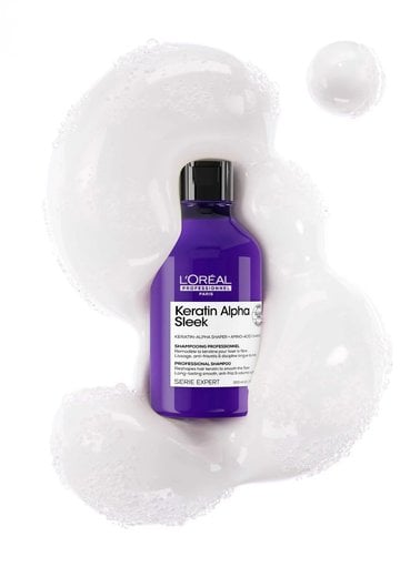 Shampoo antifrizz Keratin Alpha Sleek
