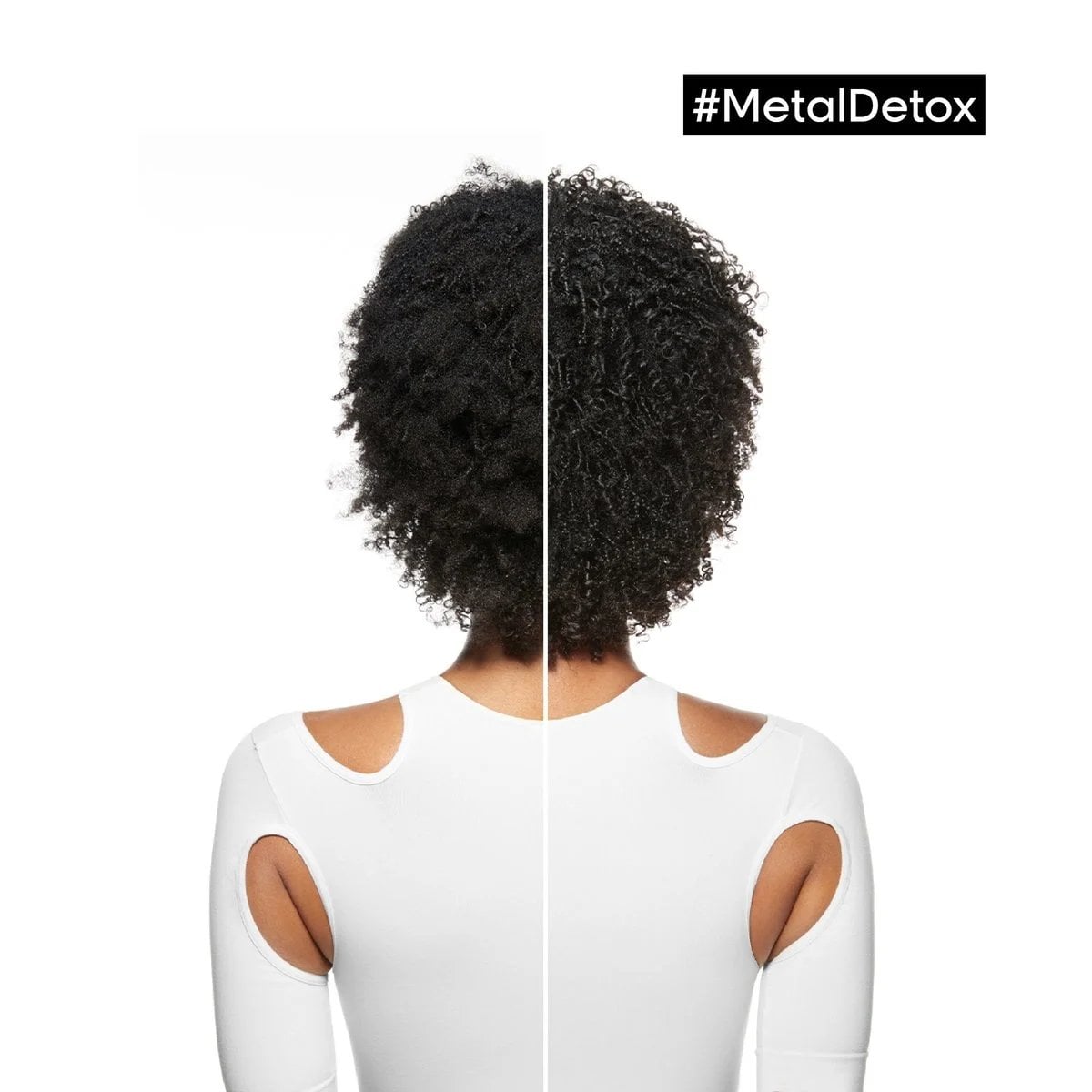 Antes e depois de usar metal detox.