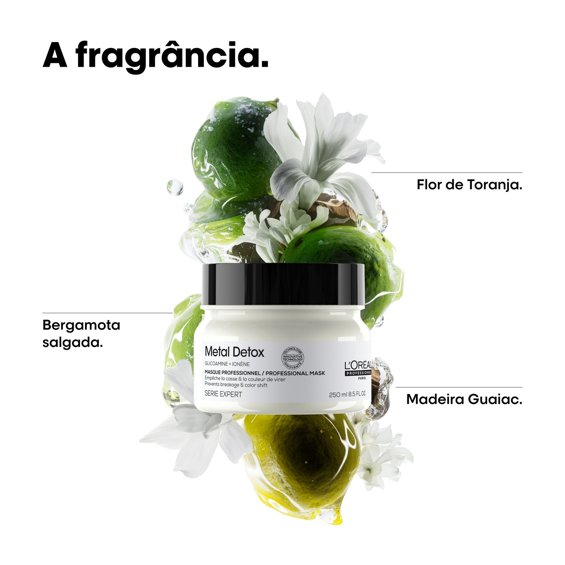 Fragrância da Máscara sem sulfato Metal Detox L’Oréal Professionnel