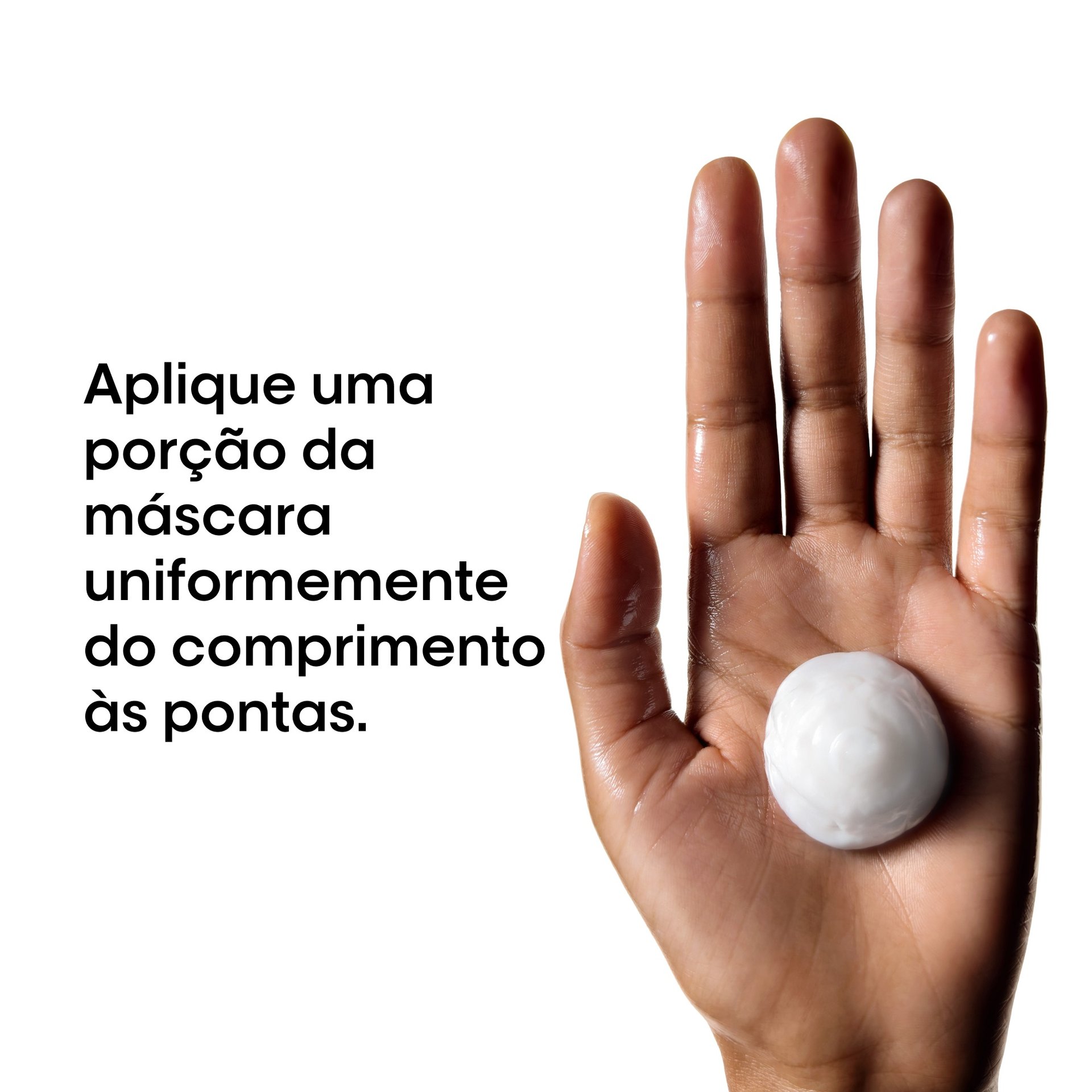 Quantidade ideal da máscara Metal Detox L’Oréal Professionnel