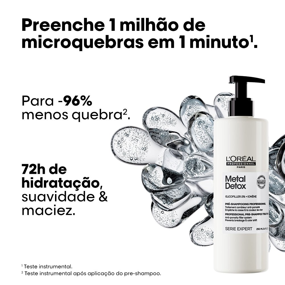Para que serve pré-poo Metal Detox L’Oréal Professionnel