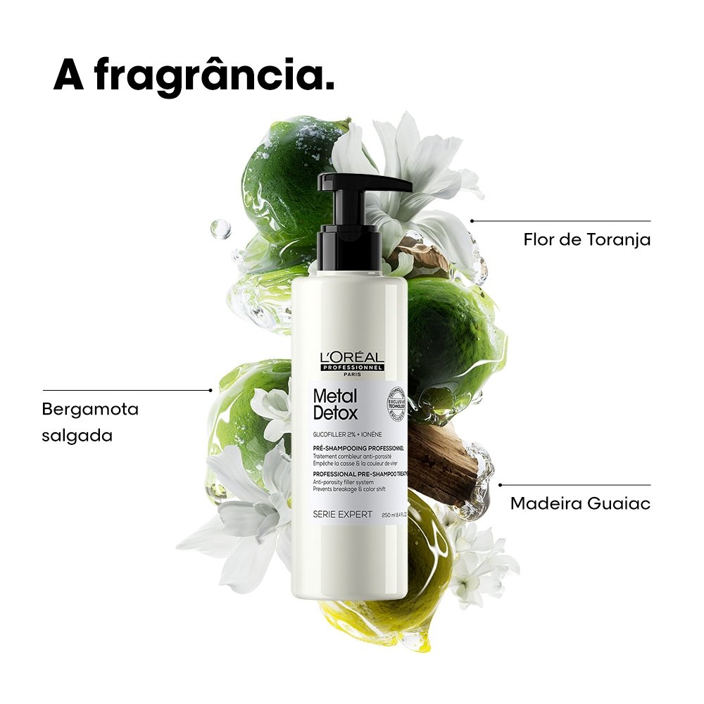 Fragrância do Pré-poo potente Metal Detox L’Oréal Professionnel