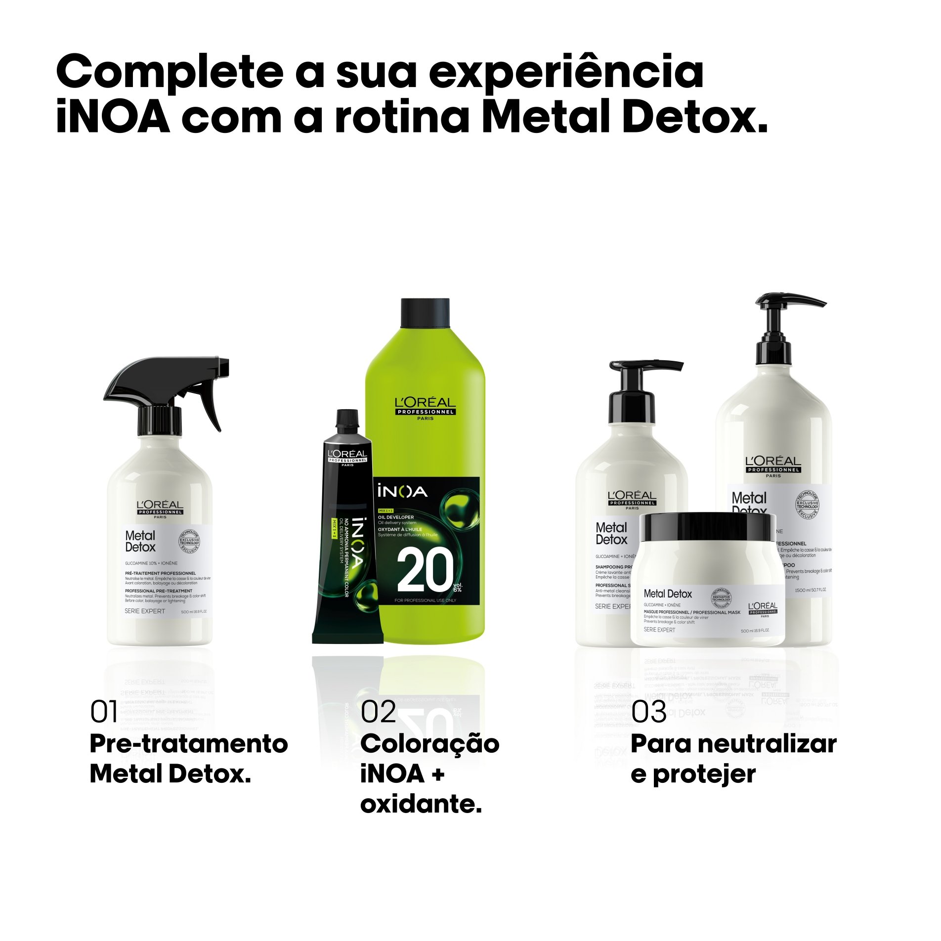 Kit iNOA L’Oréal Professional com Metal Detox