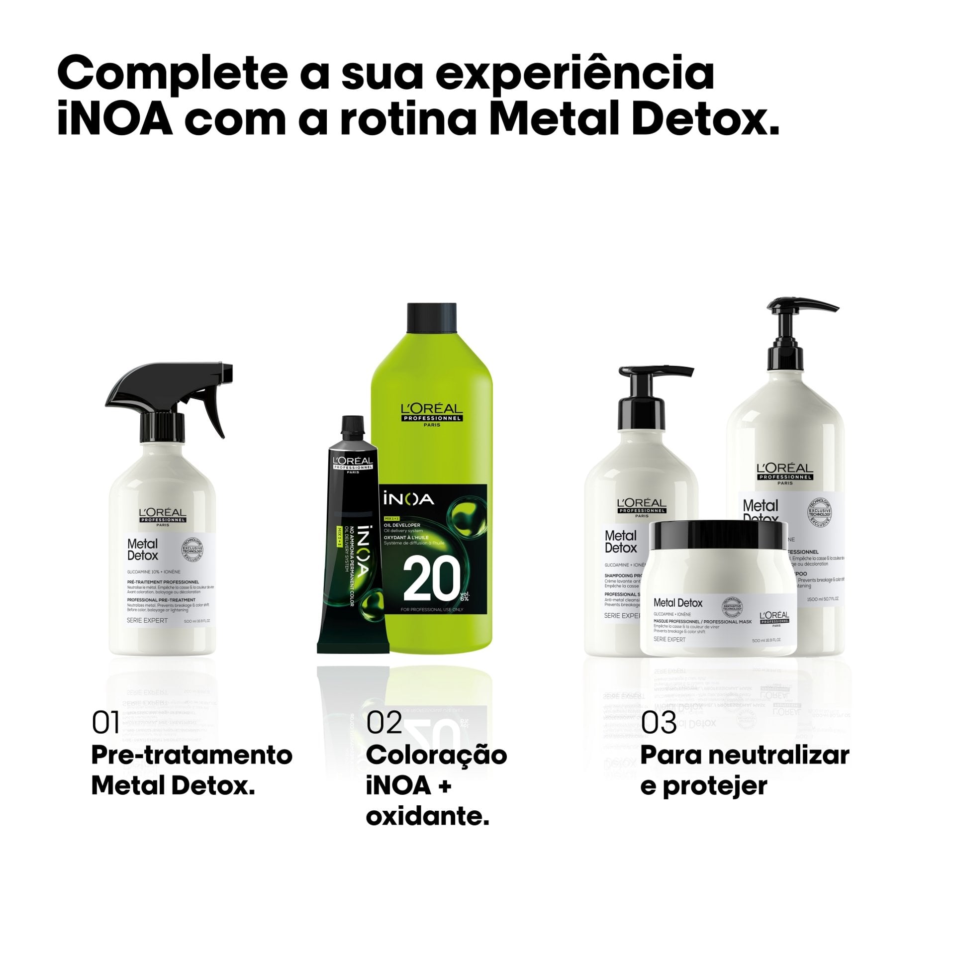 Kit iNOA L’Oréal Professional com Metal Detox