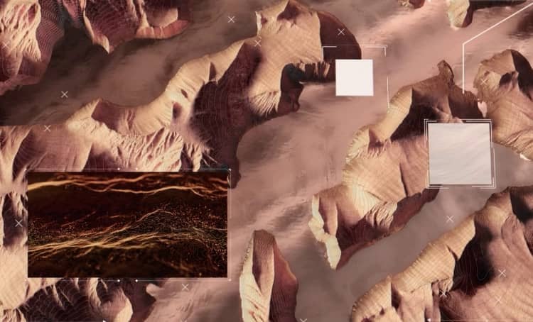 Abstract video drawing a parallel between new hair color trends and the natural shades found in landscapes and elements