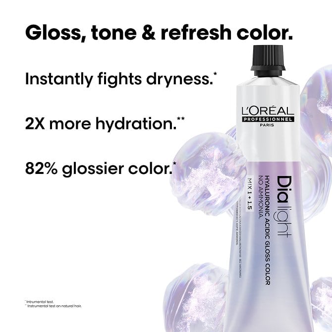 Gloss, tonalizante e refresca a cor.